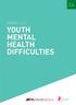 MODULE 4.2 YOUTH MENTAL HEALTH DIFFICULTIES