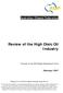 Review of the High Oleic Oil Industry