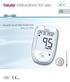 mg/dl instructions for use GL42 Codefree BLOOD GLUCOSE MONITOR Step by Step