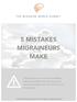 5 MISTAKES MIGRAINEURS MAKE