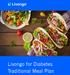 Livongo for Diabetes Traditional Meal Plan