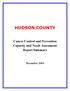 HUDSON COUNTY. Cancer Control and Prevention Capacity and Needs Assessment Report Summary