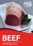 BEEF Understanding the nutrition and health claims regulations for beef