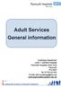 Adult Services General information