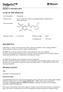 Chemical name : (R, S)-4-Amino-N-[(1-ethyl-2-pyrrolidinyl)methyl]-5-ethylsulfonyl-2- methoxybenzamide