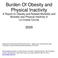 Burden Of Obesity and Physical Inactivity A Report on Obesity and Related Morbidity and Mortality and Physical Inactivity in La Crosse County