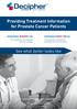 Providing Treatment Information for Prostate Cancer Patients