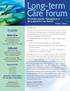 Inside. Interview. Editorial. Psychotherapeutic Management of the Long-term Care Patient Volume 1, Issue 2 AAGP. Sponsored by: Introduction