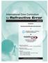 International Core Curriculum for Refractive Error