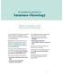 Immuno-Oncology. A patient s guide to. Things you may want to know about cancer immunotherapy