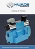 Directional Valves electro-hydraulically operated (new series) Huade América 1
