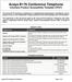 Avaya B179 Conference Telephone Voluntary Product Accessibility Template (VPAT)
