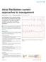 Atrial fibrillation: current approaches to management