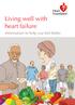 Living well with heart failure. Information to help you feel better