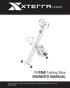 FITNESS. FB150 Folding Bike OWNER S MANUAL PLEASE CAREFULLY READ THIS ENTIRE MANUAL BEFORE OPERATING YOUR NEW FOLDING BIKE