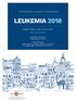 POSTGRADUATE LEUKEMIA CONFERENCE LEUKEMIA 2018 ROME (ITALY), MAY 24-25, 2018 CME CREDITS XX. Scientific Coordinator Angelo Michele Carella
