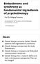 Embodiment and synchrony as fundamental ingredients of psychotherapy