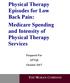 Physical Therapy Episodes for Low Back Pain: Medicare Spending and Intensity of Physical Therapy Services