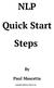 NLP. Quick Start Steps
