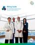 Billing Guide. For Freestanding Imaging Centers Provided by Bayer HealthCare