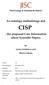 Technology & Standards Watch. An ontology methodology and CISP. the proposed Core Information about Scientific Papers