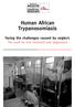Human African Trypanosomiasis