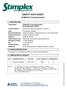 SAFETY DATA SHEET. This product is not hazardous and does not require hazard identification.