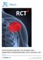 Corticosteroid injection for shoulder pain: single-blind randomized pilot trial in primary care. Holt et al.
