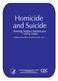 Homicide and Suicide Among Native Americans