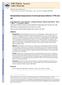 NIH Public Access Author Manuscript J Neurol Neurosurg Psychiatry. Author manuscript; available in PMC 2011 February 1.