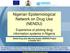 Nigerian Epidemiological Network on Drug Use (NENDU)