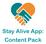 Stay Alive App: Content Pack