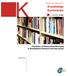 Knowledge Summaries. The Notion of Ethnocultural Belonging in Rehabilitation Research and Intervention REPORT B-081. Daniel Côté