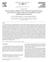 Behavioural Brain Research 171 (2006) Research report. A.J. Yim, C.R.G. Moraes, T.L. Ferreira, M.G.M. Oliveira
