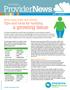 ProviderNews2015. a growing issue FLORIDA. Body mass index and obesity: Tips and tools for tackling