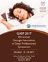 GASP th Annual Georgia Association of Sleep Professionals Symposium
