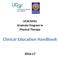 Clinical Education Handbook