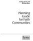 Eating Smart and Moving More. Planning Guide for Faith Communities