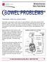 BOWEL PROBLEMS. Multiple Sclerosis Basic Facts Series. The bowel: what it is, what it does