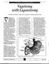 with Laparotomy Vagotomy ARTICLE BY RICHARD E. WILLS, MD, AND PEGGY E. GRUSENDORF, MS, RNP APRIL 1993 THE SURGICAL TECHNOLOGIST