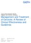 CADTH RAPID RESPONSE REPORT: SUMMARY WITH CRITICAL APPRAISAL Management and Treatment of Cervicitis: A Review of Clinical Effectiveness and Guidelines