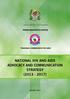NATIONAL HIV AND AIDS ADVOCACY AND COMMUNICATION STRATEGY ( )