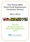 The PlantLIBRA Plant Food Supplement Consumer Survey The first European survey of Plant Food Supplement users