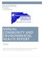 ANNUAL COMMUNITY AND ENVIRONMENTAL HEALTH REPORT