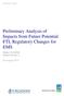 Preliminary Analysis of Impacts from Future Potential FTL Regulatory Changes for EMS