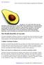 The Health Benefits of Avocado