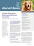 clinician s forum Expert Views from a Roundtable on Canine Respiratory Disease