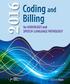 Coding and Billing for AUDIOLOGY and SPEECH-LANGUAGE PATHOLOGY