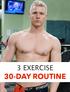 3 EXERCISE 30-DAY ROUTINE