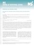 JNS JOURNAL OF NUTRITIONAL SCIENCE METABOLISM AND METABOLIC STUDIES